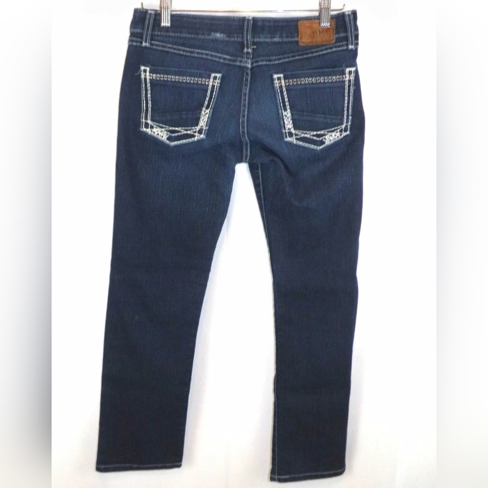 Buckle BKE Denim Sabrina Distressed Women's Sz 26 Blue Jeans (Measured 28x28)